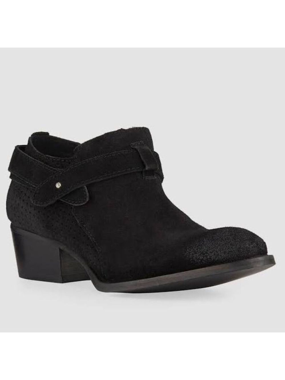 Women’s Charles David Yesenia Black Suede Ankle Booties 5.5 US!